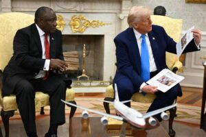 Ramaphosa e Trump