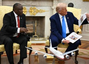 Ramaphosa e Trump