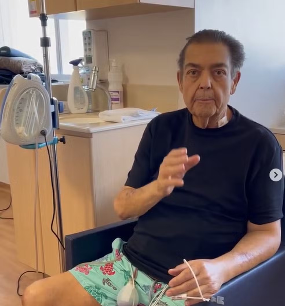 Faustão tem evolução positiva após transplantes em meio a quadro grave de sepse