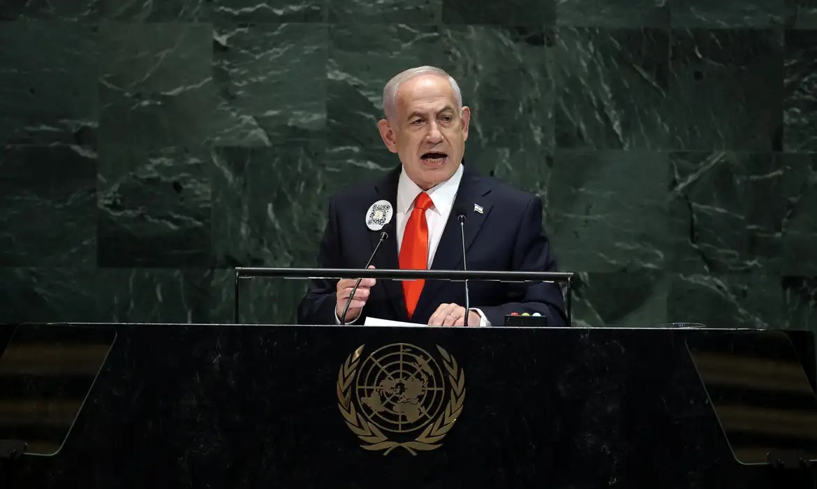 Delegações deixam plenário da ONU durante discurso de Netanyahu em protesto