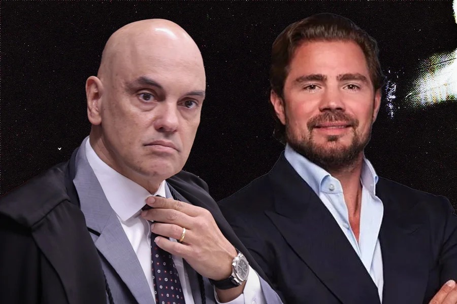 Daniel Vorcaro e Alexandre de Moraes trocaram mensagens no dia de sua prisão