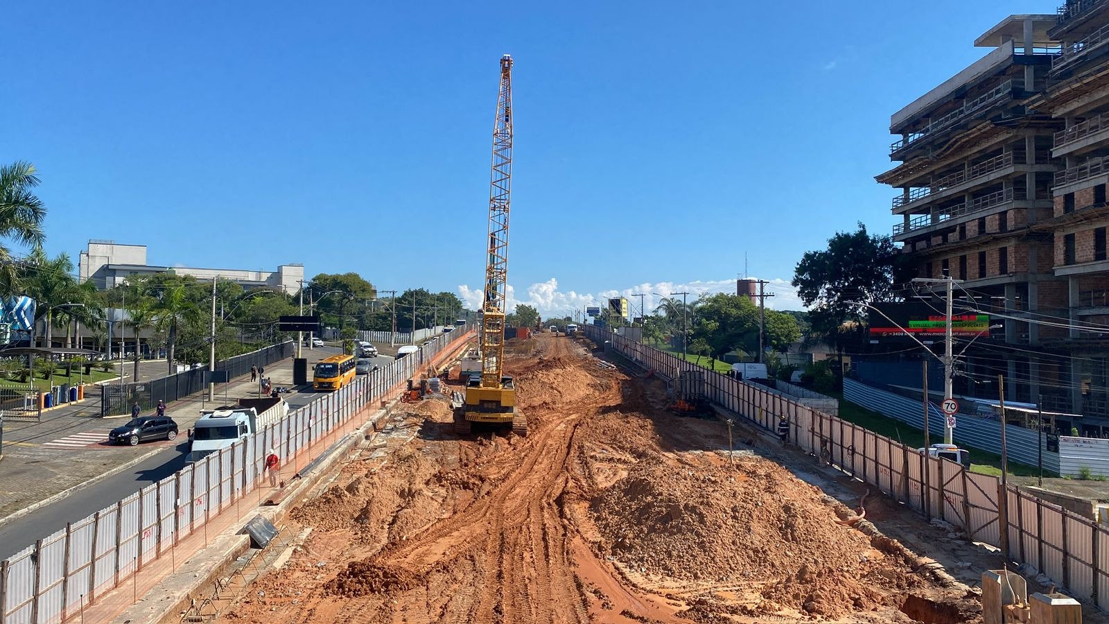 Avenida Cristiano Machado interditada hoje para obras de trincheira