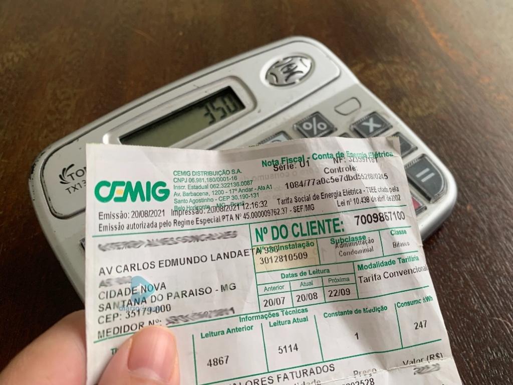 Conta de luz da Cemig fica mais cara em Minas a partir desta quinta (28)