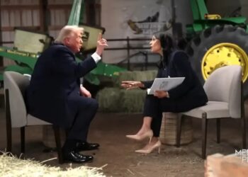 Donald Trump abandona entrevista