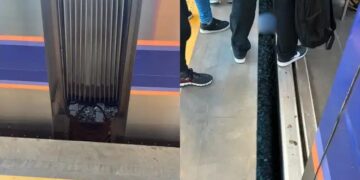 Idoso fica ferido após cair no vão do Metrô BH