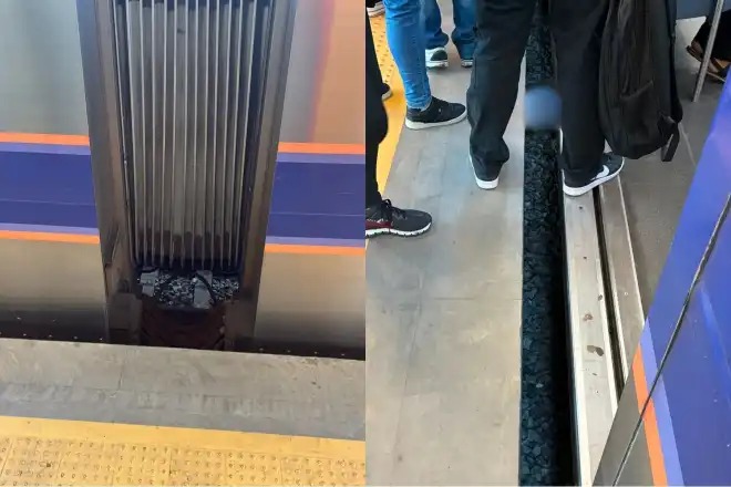 Idoso fica ferido após cair no vão do Metrô BH