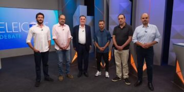 Flávio Roscoe no debate da Globo enfrenta adversários e apresenta propostas para Minas