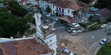 Terremoto de magnitude 7,7 atinge o Panamá e deixa 27 feridos após destruição de imóveis e estradas