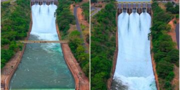 Usina de Três Marias abre comportas e aumenta vazão do rio São Francisco em Minas