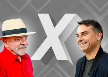 Pesquisa mostra Flávio Bolsonaro encostando em Lula na disputa pelo 2º turno