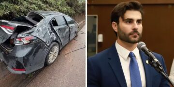 Pedro Rousseff sofre acidente na Fernão Dias e revela detalhes após carro capotar três vezes