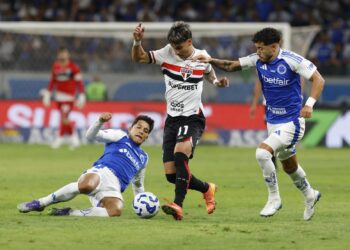 Cruzeiro tem quase um time de pendurados antes de duelo com o São Paulo